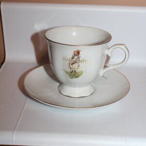 Holly Hobbie Tea Cup & Saucer Fancy 1975
